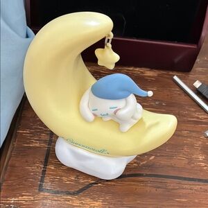 Cinnamoroll Night Light with Moon and Star